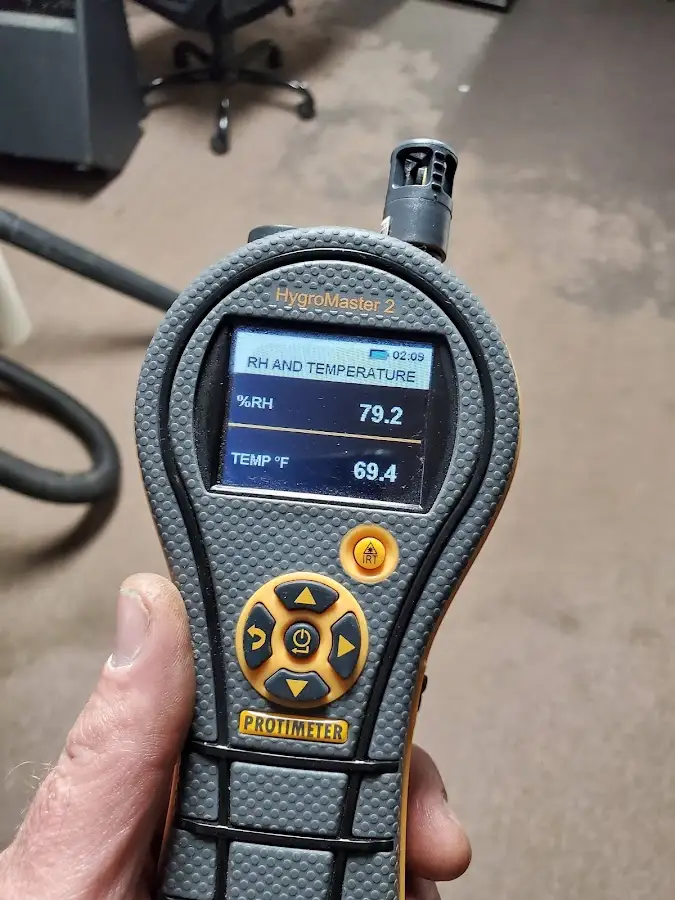 Moisture meter humidity assessment for Fire & Smoke Damage Restoration in West Palm Beach
